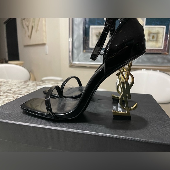 YSL OPYUM SANDAL/HEEL **SIZE 36** - Picture 6 of 9
